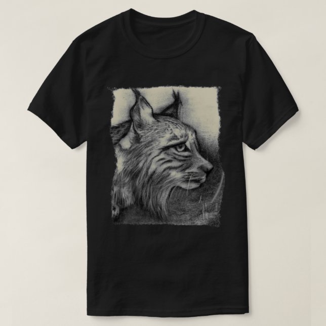 Iberian Lynx T Shirt (Design framsida)