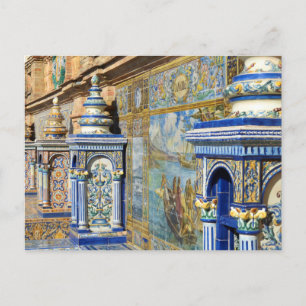 Ibero-American Plaza de España Postcard Vykort