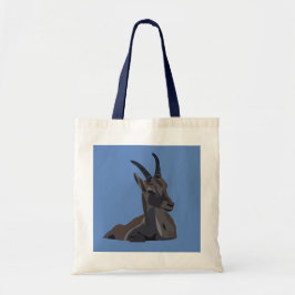 Ibex Goat Animal Art Goat Tygkasse