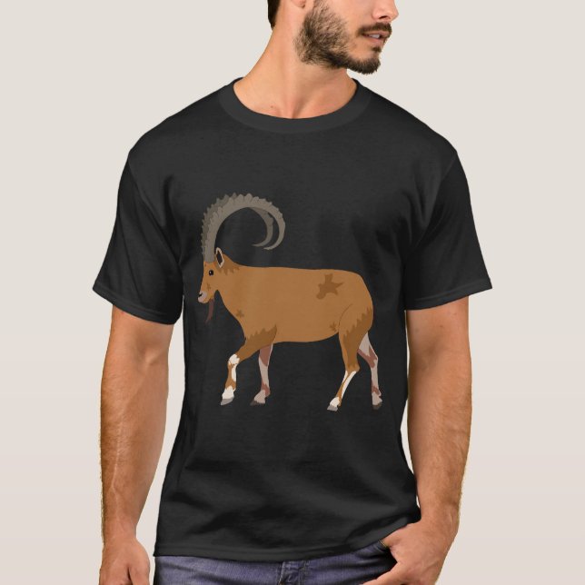 Ibex goat t shirt (Framsida)