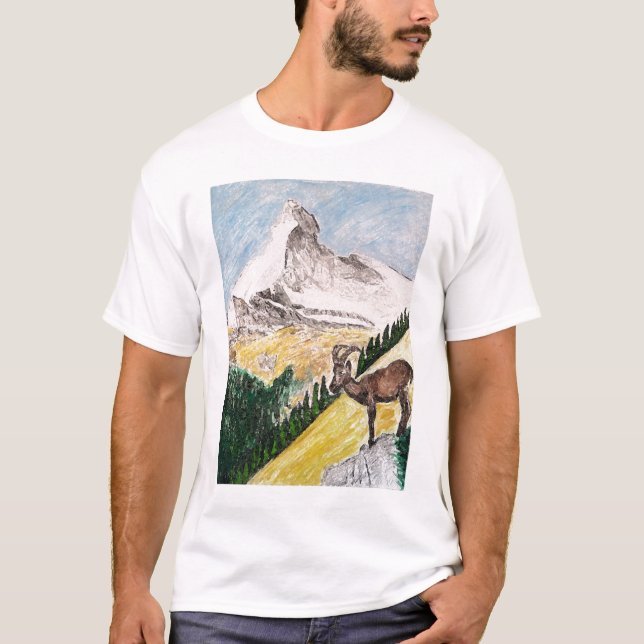 Ibex Matterhorn Tee Shirt (Framsida)
