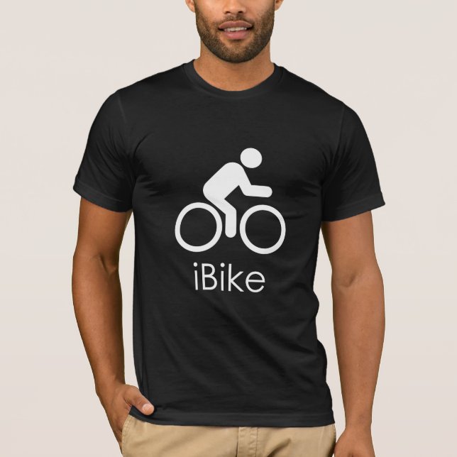 "iBike" manar cykla skjorta Tröja (Framsida)