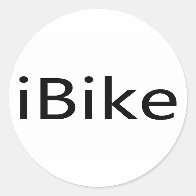 iBike Runt Klistermärke (Framsida)