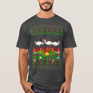 Ibis Birds Älskare Julafton Lighting Santa Ugly Ib T Shirt