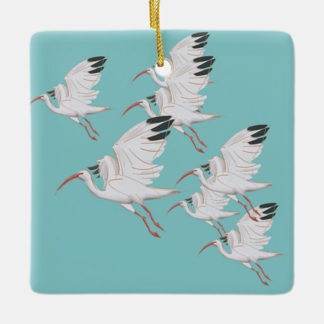 Ibis Birds Ornament (Framsida)
