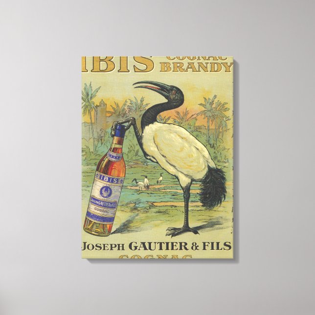 Ibis Cognac - Joseph Gautier & Fils Promo Canvastryck (Framsida)