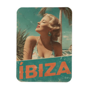 Ibiza 50-talets vintage magnet