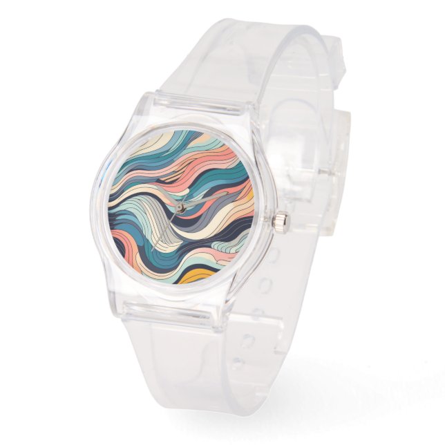 Ibiza Abstrakt Deco Delight Armbandsur (Vinkel)