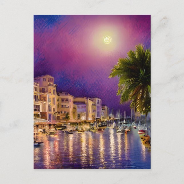 Ibiza är en liten ö i Medelhavet Vykort (Framsida)