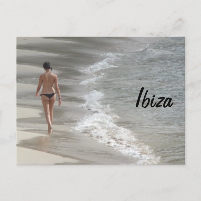 Ibiza Beach-vykort Vykort (Framsida)