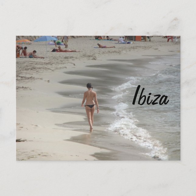 Ibiza Beach-vykort Vykort (Framsida)