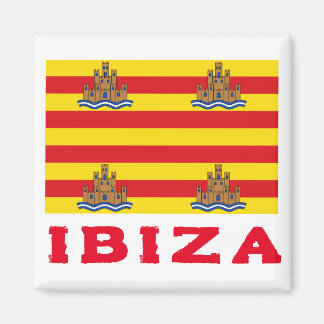 Ibiza Flagga, SPANIEN Magnet