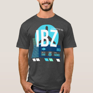 Ibiza IBZ flygplatskod Märkre A T Shirt
