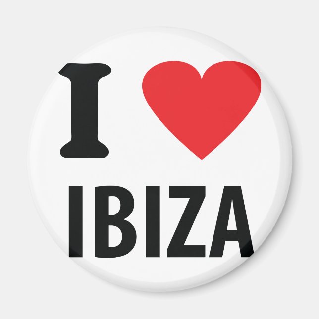 Ibiza kärlek Ibiza Magnet (Framsidan)