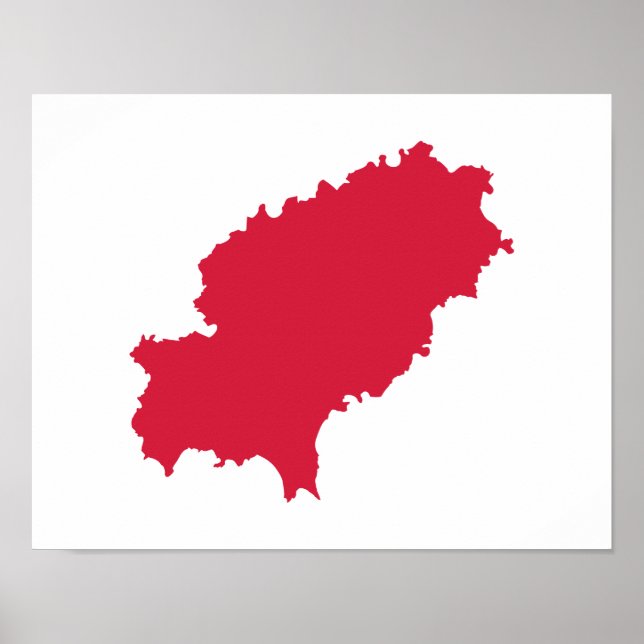 Ibiza karta poster (Framsidan)