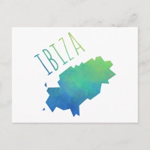 Ibiza Karta Vykort