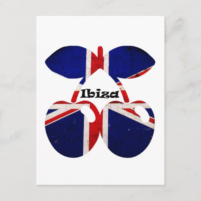 Ibiza-kirsoppar vykort (Framsida)