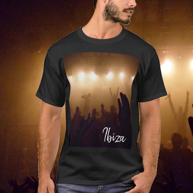 Ibiza Klubb Nightlife Photographic T Shirt (Skapare uppladdad)