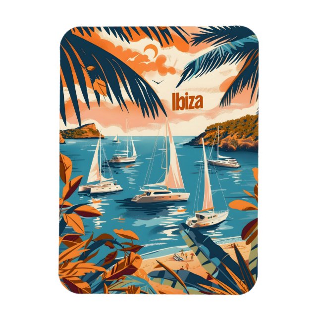 Ibiza Kusten Magnet (Vertikal)