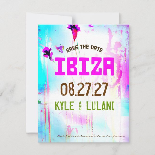 IBIZA-mål Spara datumet (Framsida)