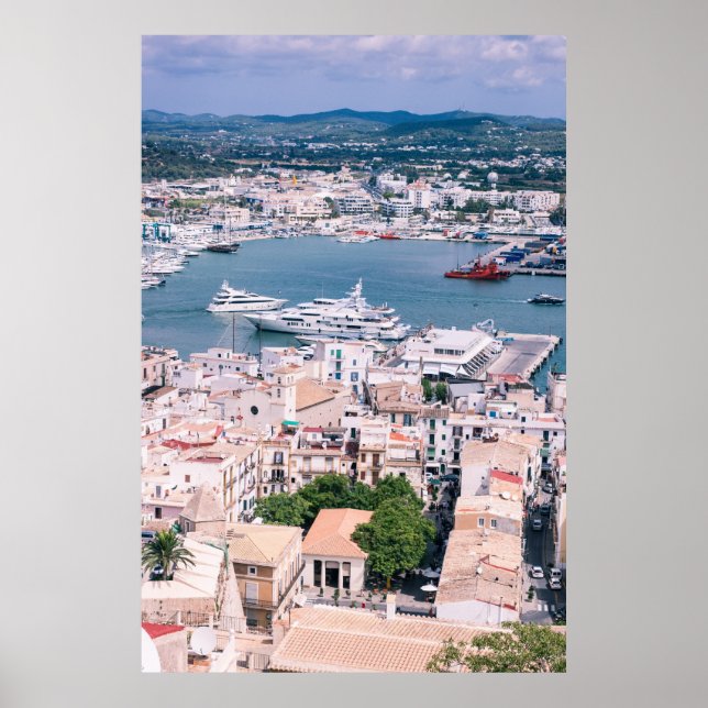 Ibiza Marina Poster (Framsidan)