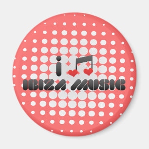 Ibiza musikfläkt magnet