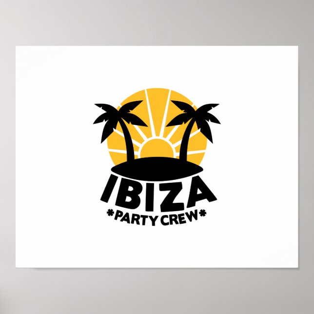 Ibiza Party Crew Poster (Framsidan)