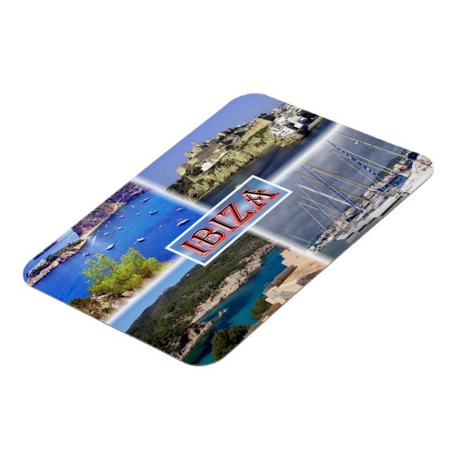 Ibiza ^ San Miquel - Old Town - Santa Eularia - Magnet (Vänstra Sidan)