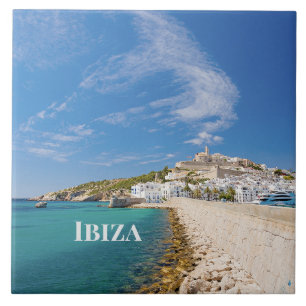 Ibiza-scenvy, märkt kakelplatta