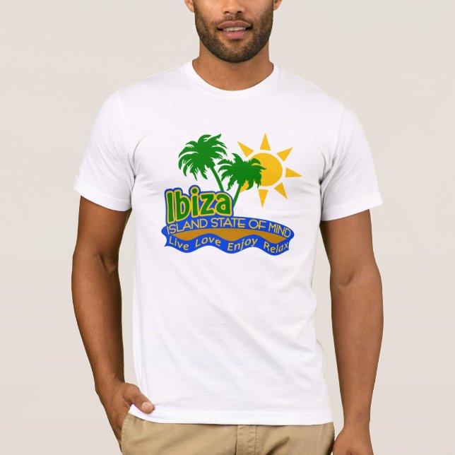 Ibiza som är statlig av Mind skjortan - välj stil Tee Shirt (Framsida)