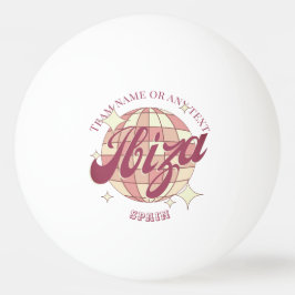 Ibiza Spain City bord tennis Pingisboll