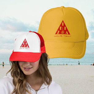 Ibiza Spain logotyp modern flagga färg Sticker Keps