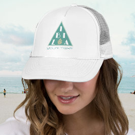 Ibiza Spain logotyp modern strand färg Sticker Keps