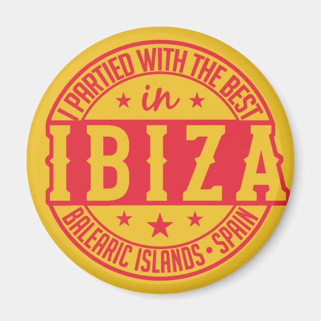 IBIZA Spain magnet (Framsidan)