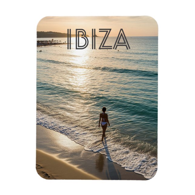 Ibiza Spain Travel Magnet (Vertikal)