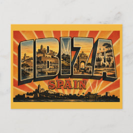 Ibiza Spanien Dalt Vila Citadellet Vykort