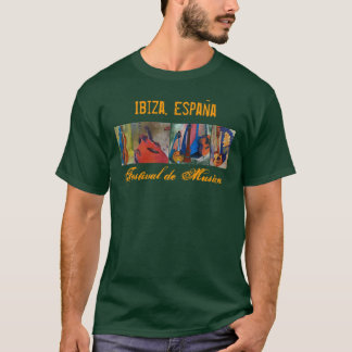 Ibiza Spanien musikfestival - bekläda Tee Shirt