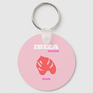 Ibiza, Spanien, Preppy, Preppy Room, Rosa Nyckelring