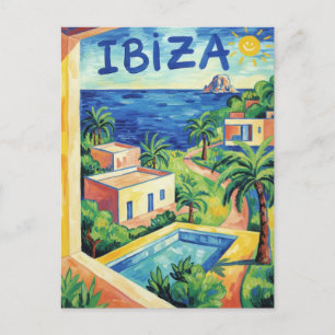 Ibiza Spanien Resa Vykort