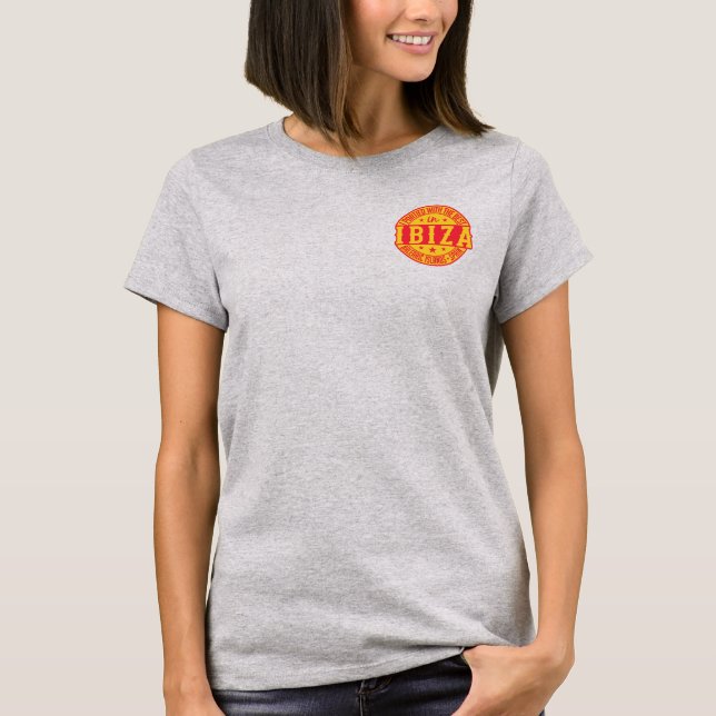 IBIZA Spanien-skjortor och jacka T-shirt (Framsida)