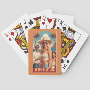 Ibiza, Spanien Travel Poster Casinokort