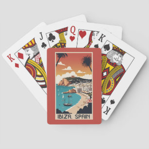 Ibiza, Spanien Travel Poster Casinokort