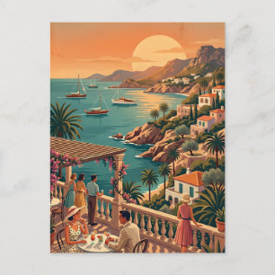 Ibiza Spanien Vintage Resa Kustterrass Vykort