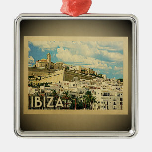 Ibiza Spanien vintage resorprydnad Julgransprydnad Metall