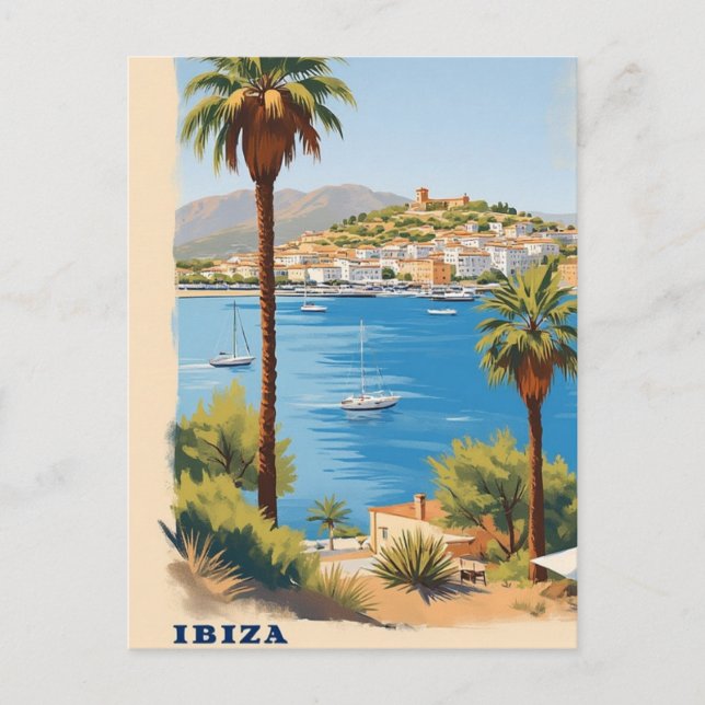 Ibiza Spanien Vykort (Framsida)