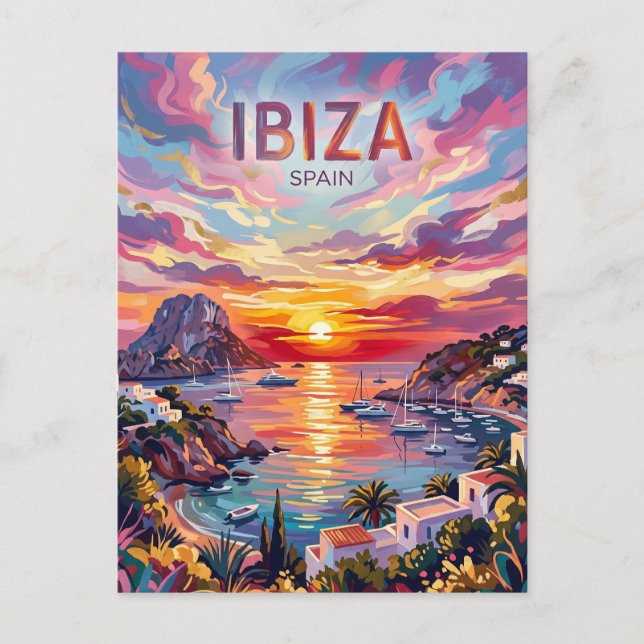 Ibiza Spanien Vykort (Framsida)