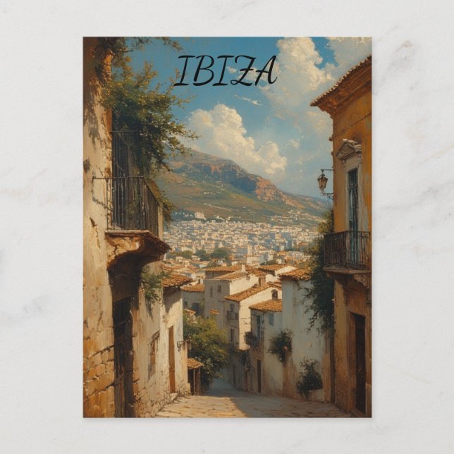 Ibiza Spanien Vykort (Framsida)