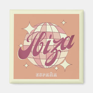 Ibiza Spanska öön España vintage Postcard Magnet