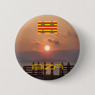 Ibiza Sunrise Button Knapp