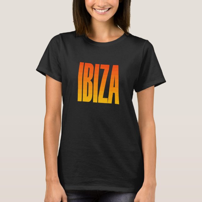Ibiza Sunset T Shirt (Framsida)